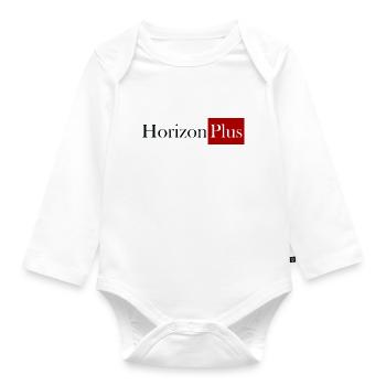Horizon Plus - Organic Longsleeve Baby Bodysuit - white - Front