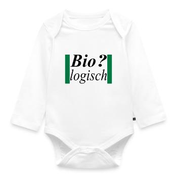 biologisch / Alles Bio - Baby Bio-Langarm-Body - Weiß - Vorne