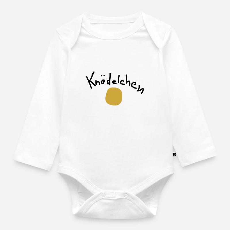 boulettes - Body Bébé bio manches longues - blanc