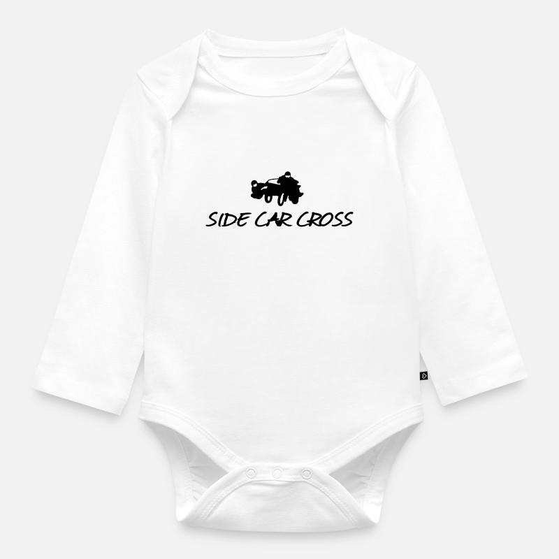 sidecarcross - Body Bébé bio manches longues - blanc