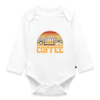 Laboratoire du café - Body Bébé bio manches longues - blanc - Devant