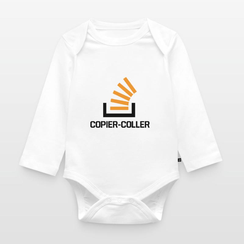 Copier Coller Programmer Software Developer Nerd G Baby Bio-Langarm-Body