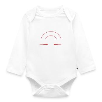 Feuerwehrmann Feuerwehr - Baby Bio-Langarm-Body - Weiß - Vorne