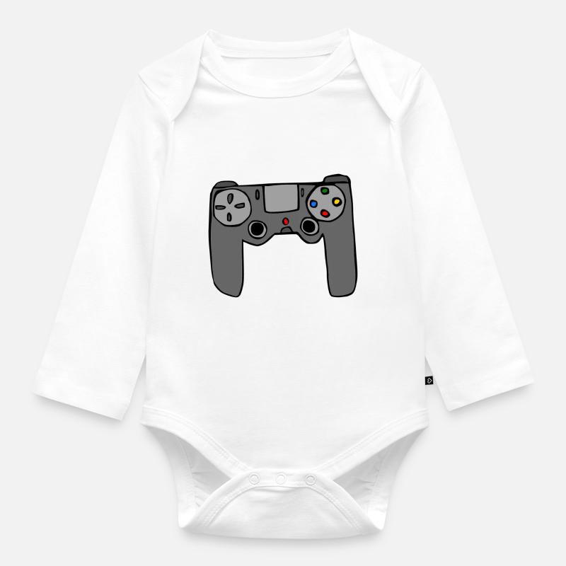 Contrôleur - Body Bébé bio manches longues - blanc
