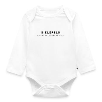 Bielefeld coordinates - Organic Longsleeve Baby Bodysuit - white - Front