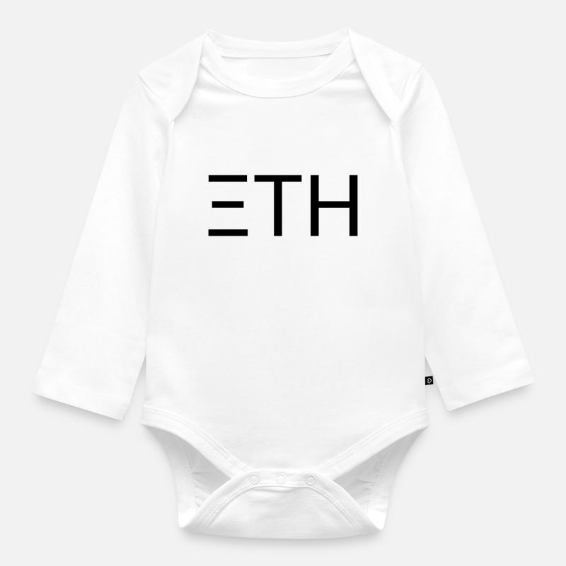 ETH - Baby Bio-Langarm-Body - Weiß