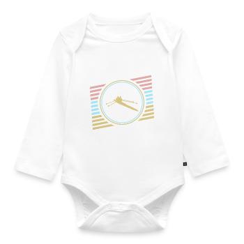 aviron - Body Bébé bio manches longues - blanc - Devant