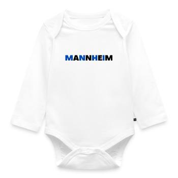 Mannheim - Body Bébé bio manches longues - blanc - Devant