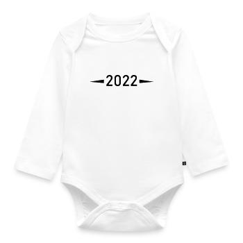 2022 - Baby Bio-Langarm-Body - Weiß - Vorne