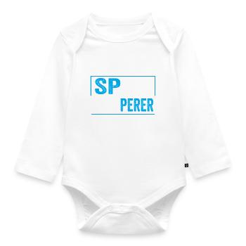 Spine Whisperer Funny Chiropractor Chiropractic - Baby Bio-Langarm-Body - Weiß - Vorne