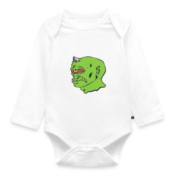 Zombi - Body Bébé bio manches longues - blanc - Devant