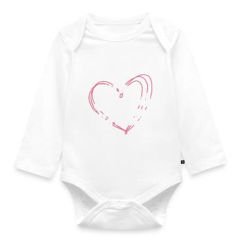 Proud Girlfriend I'm Not Spoiled My BF Just Loves - Baby Bio-Langarm-Body - Weiß - Vorne