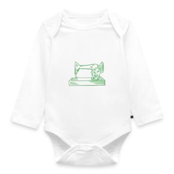 Nähliebhaber Couturier Schneider - Baby Bio-Langarm-Body - Weiß - Vorne