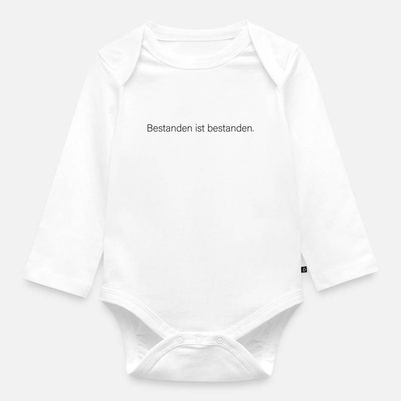 Le passage est le passage. - Body Bébé bio manches longues - blanc