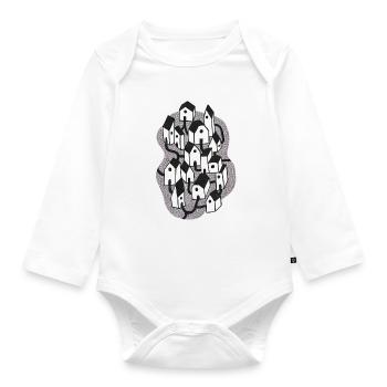 Home Sweet Home 2 - Baby Bio-Langarm-Body - Weiß - Vorne