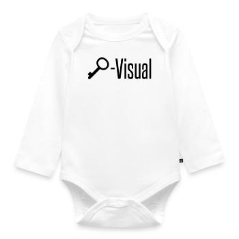 Key Visual - Marketing key image brand - Organic Longsleeve Baby Bodysuit - white - Front