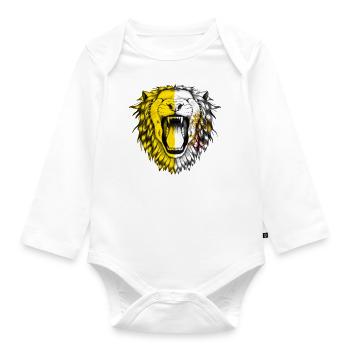 Vatican - Organic Longsleeve Baby Bodysuit - white - Front