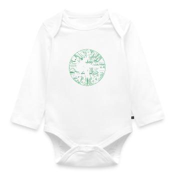 Network Security Specialist Gift - Organic Longsleeve Baby Bodysuit - white - Front