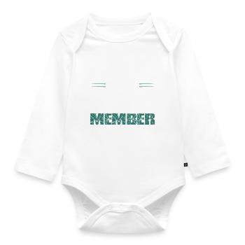 Chess Team - Organic Longsleeve Baby Bodysuit - white - Front