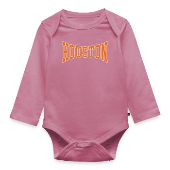 Houston - Baby Bio-Langarm-Body - Mauve - Vorne