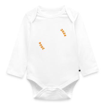 Polterabend 2024 - Baby Bio-Langarm-Body - Weiß - Vorne