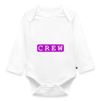 Hen Party Crew Hen - Organic Longsleeve Baby Bodysuit - white - Front