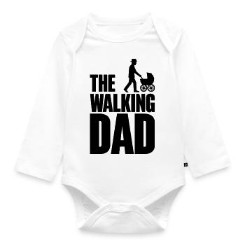 The Walking Dad Cadeaux pour Hommes - Body Bébé bio manches longues - blanc - Devant