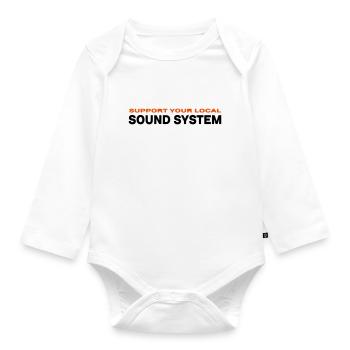 sylssl.ai - Body Bébé bio manches longues - blanc - Devant