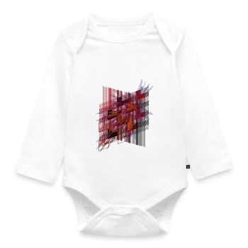 hyperspace5 - Baby Bio-Langarm-Body - Weiß - Vorne