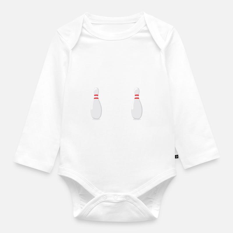 Split happens - Baby Bio-Langarm-Body - Weiß
