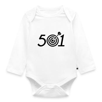 501 - Baby Bio-Langarm-Body - Weiß - Vorne