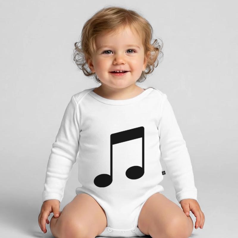 note_icon Organic Longsleeve Baby Bodysuit