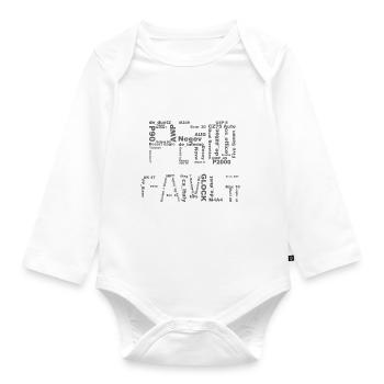Pro Gamer - Baby Bio-Langarm-Body - Weiß - Vorne