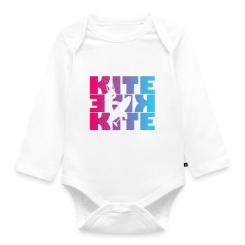 Kite - Body Bébé bio manches longues - blanc - Devant