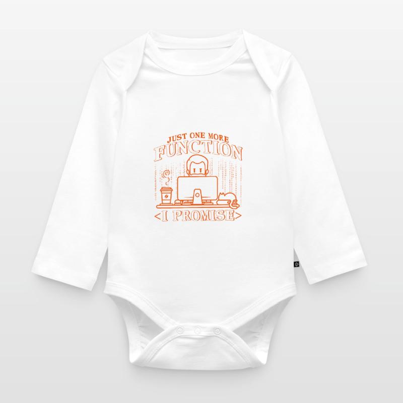 Software developer Computerfreak Programmer Organic Longsleeve Baby Bodysuit