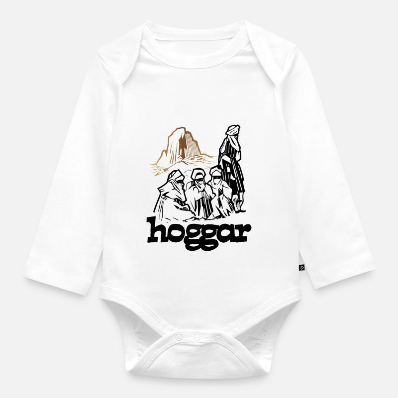 hoggar! - Body Bébé bio manches longues - blanc