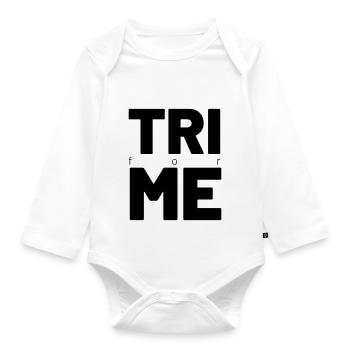 TRI pour moi - Body Bébé bio manches longues - blanc - Devant