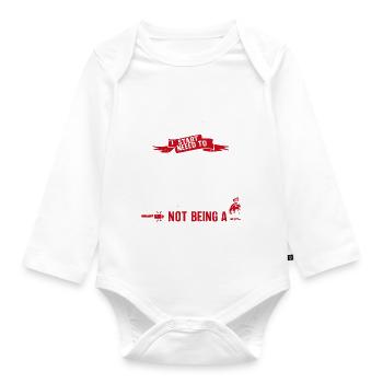 People Really Need to Serial Killer - Organic Longsleeve Baby Bodysuit - white - Front