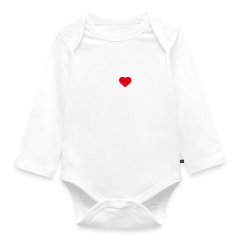 I Love Istanbul Turkey Flag Statue Of Liberty Pun - Organic Longsleeve Baby Bodysuit - white - Front