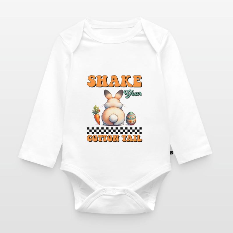 Easter Easter Bunny Easter Eve Easter Sunday Easter Egg Spring Organic Longsleeve Baby Bodysuit