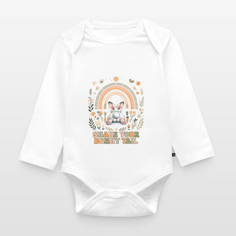 Easter Easter Bunny Easter Eve Easter Sunday Easter Egg Spring Organic Longsleeve Baby Bodysuit