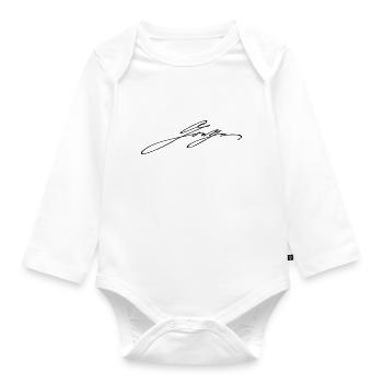 Johann Wolfgang Goethe Signature - Organic Longsleeve Baby Bodysuit - white - Front