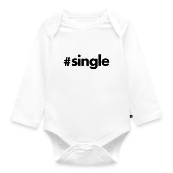 Single - Baby Bio-Langarm-Body - Weiß - Vorne