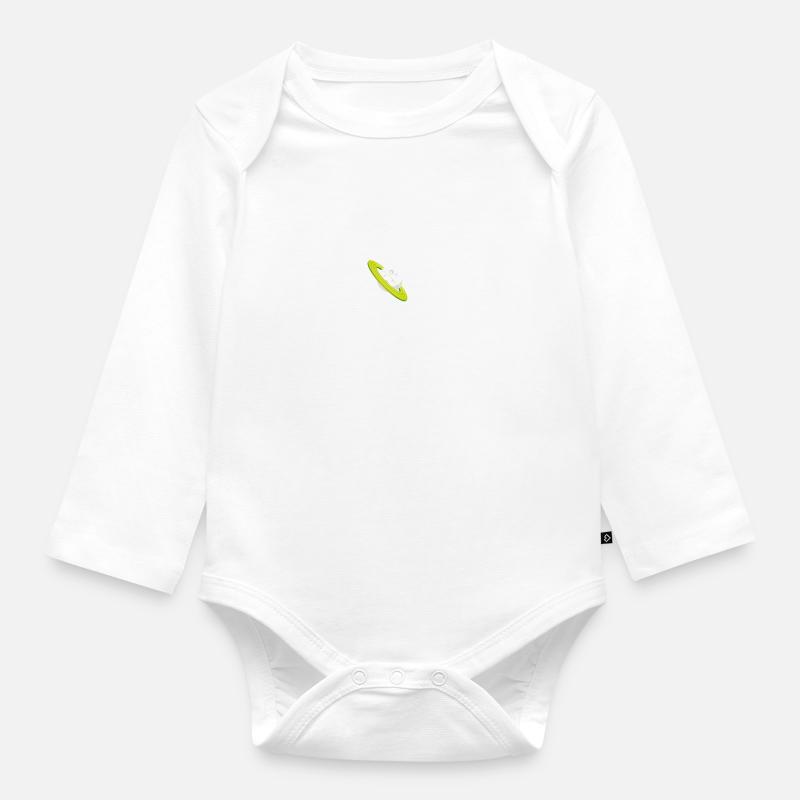 Text Space Odyssey v1 - Organic Longsleeve Baby Bodysuit - undefined