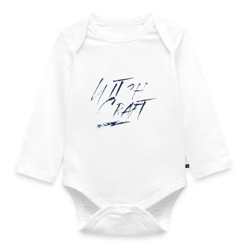 Hexerei Hexen Hexer Zauberkraft Hexe - Baby Bio-Langarm-Body - Weiß - Vorne