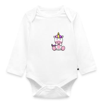Arrêtez de me draguer, je suis timide - Body Bébé bio manches longues - blanc - Devant
