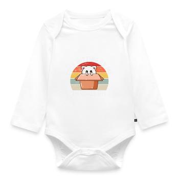 Arrêtez de me draguer, je suis timide - Body Bébé bio manches longues - blanc - Devant