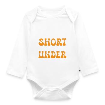 Life's Too Short To Bet The Under 29 - Organic Longsleeve Baby Bodysuit - white - Front