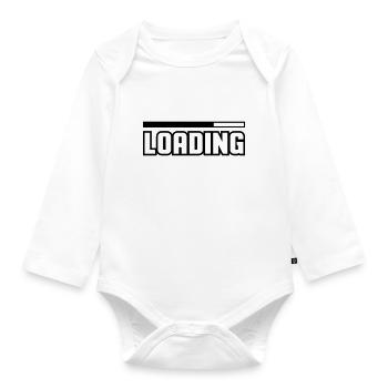Loading - Organic Longsleeve Baby Bodysuit - white - Front