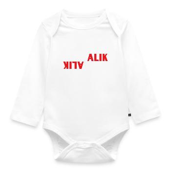 INDONET Berbalik - Body Bébé bio manches longues - blanc - Devant